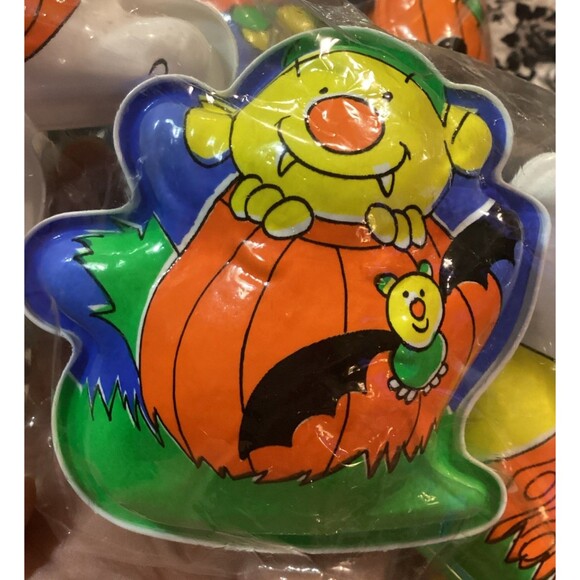 VINTAGE Ullman Halloween Fillable Plastic Party Favors Treat Boxes 2 Sealed Sets - Picture 7 of 16